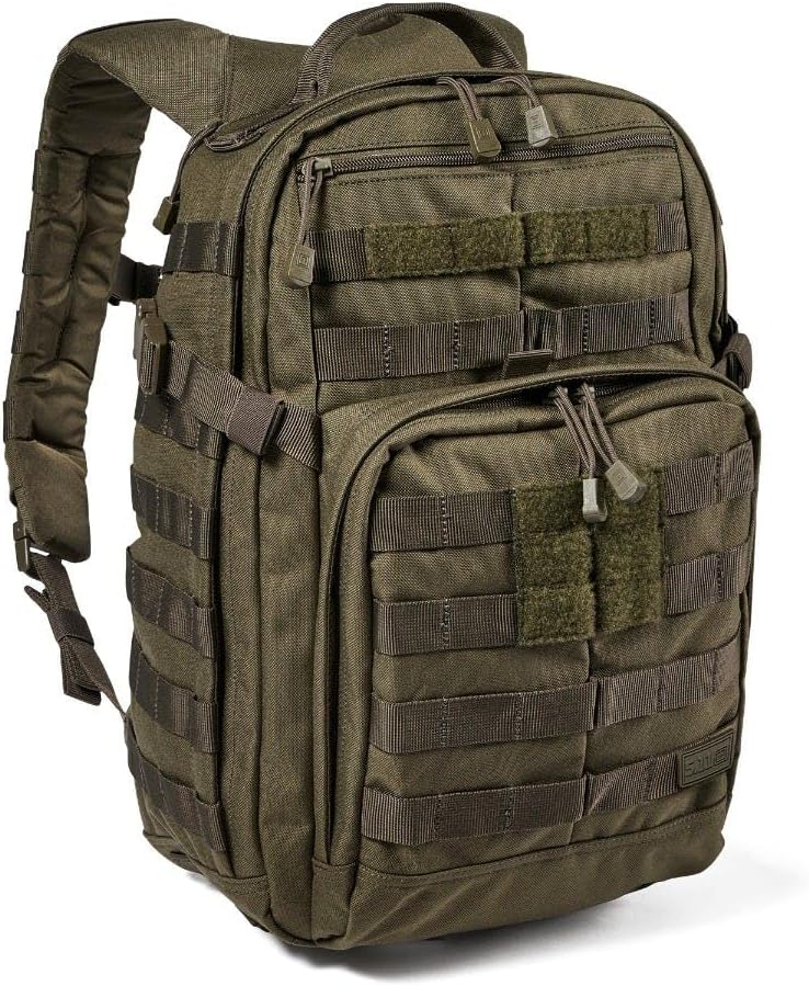 5.11 Tactical Backpack, RUSH 12 2.0 Military Survival Molle Backpack with Laptop Compartment, 24L, Style 56561ABR/56562ABR - Image 2